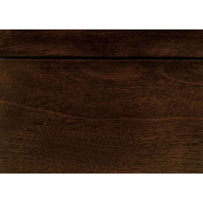 Grand lit style cerisier foncé de style chambre à coucher - Un objet essentiel pour la chambre à coucher nécessite un sommier en bois et une finition traditionnelle d'ingénierie