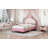 PU Leather Princess Bed with Tufted Headboard-106762666