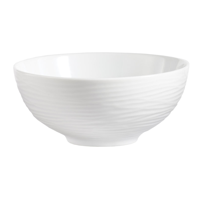 Service de table 12 pièces, service pour 4 rebords ronds wave Monford