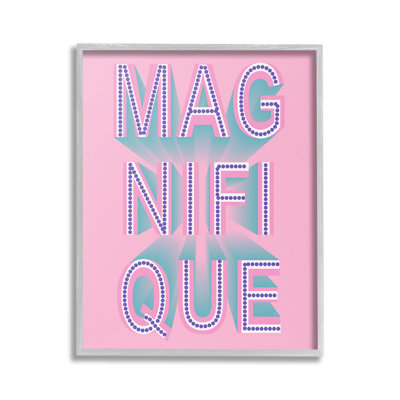 «French Abstract Magnifique Single Photo Frame» par Martina Pavlova sur