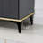 Black Aluminum Shoe Storage-1412381093