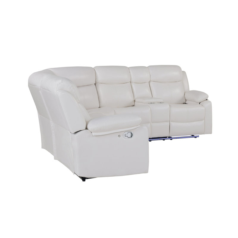 BLANCHE WHITE RIGHT ARM FACING SECTIONAL