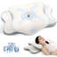 Oreiller ergonomique en mousse à mémoire de forme à 9 trous pour le soulagement de la douleur cervicale, oreiller papillon large pour les dormeurs latéraux et dorsaux, oreiller orthopédique respirant
