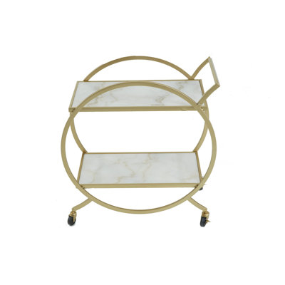 Schaefer Stainless Steel Bar Cart
