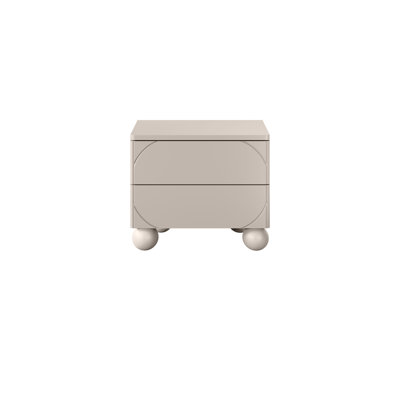 Gahagan 45cm W Manufactured Wood Bedside Table