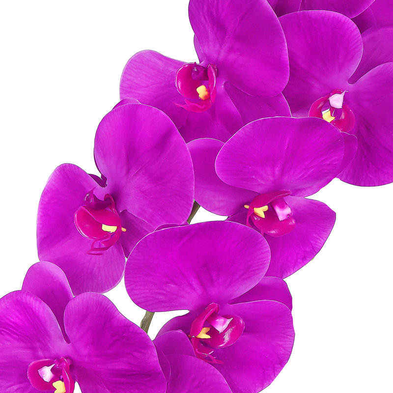 Tige de fleur d'orchidée artificielle, Mauve