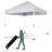 Commercial 8 Ft. W x 8 Ft. D Pop Up Canopy Tent with Patented Centerlock White-108926324