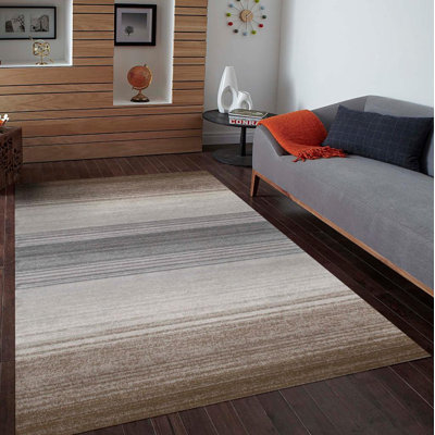 Tapis intérieur/extérieur Tobis gris/brun
