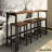 Counter Height Extra Long Dining Table Set-578097850