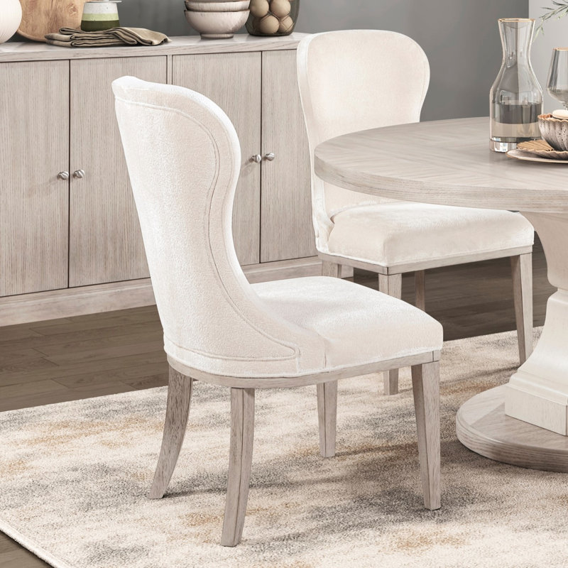 Fauteuil d'appoint classique classique de 2 personnes, revêtement en feutre, structure en bois gris rembourré de mousse, parfait pour le salon, cadre élégant de 21,5 po de largeur de siège gris, rembourré et dossier, espace de salle à manger idéal,