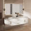 Ensemble de meuble-lavabo double mural 72 "Geneva-705925684-790433010