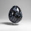 Véritable œuf indigo poli de Gabbro de Madagascar (1,3 lb)-552797454