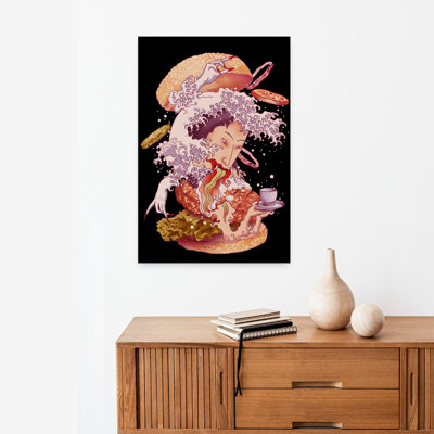 Denetria Contemporary Art Contemporary Wall Art - Wrapped Canvas Print