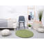 Round Solid Colour Wool Hand Woven Area Rug-38568183