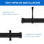 Camesha Stainless Steel Curtain Track/Rail-718360704