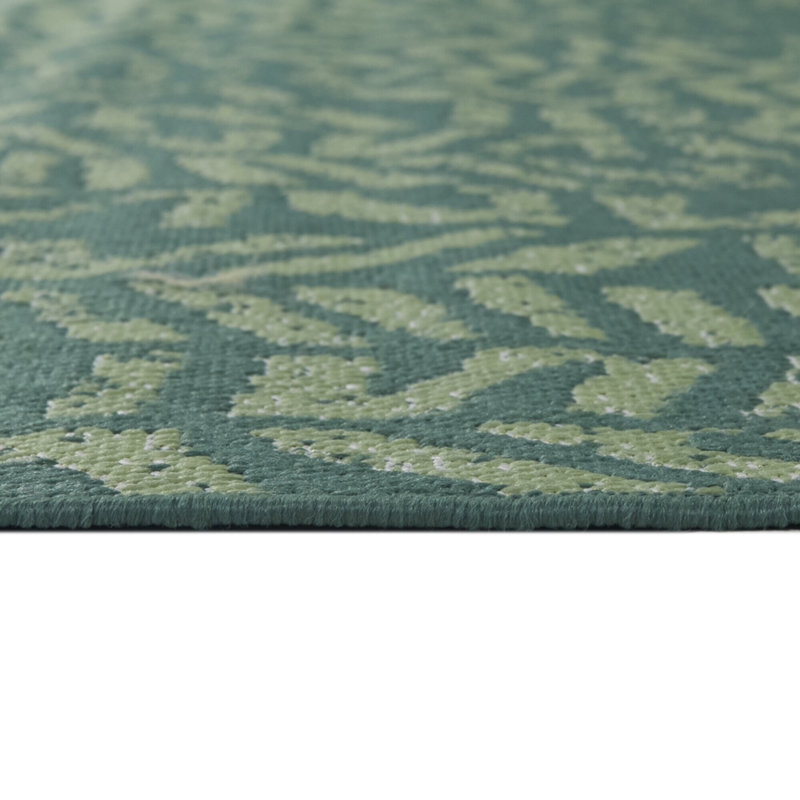 Tapis intérieur / extérieur abstrait moderne Lavon, Rectangle 7 pi 10 po x 10 pi