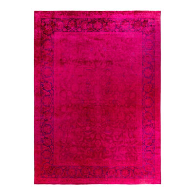Overyed One-of-a-Kind Rectangle 9'3" X 12'3" Hand Knotted Area Rug