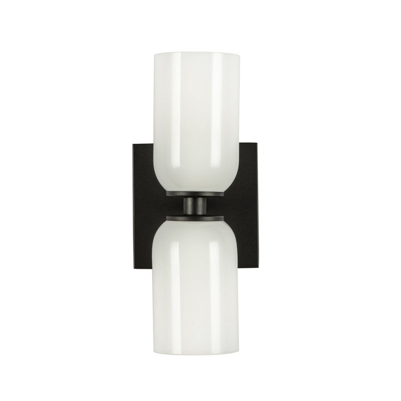 Nola 2 - Light Armed Sconce, Glossy Opal