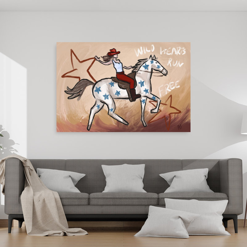 Wild Wild Freedom, 40" H x 60" W