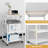 29.5'' H x 20" W Printer Stand With Adjustable Storage Shelf,Utility Cart-108407087