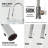 Bristol 19" H 1-handle Pull-Down 2-Function Sprayer Kitchen Faucet-100097143