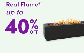 Real Flame Fire Pits & More on Sale