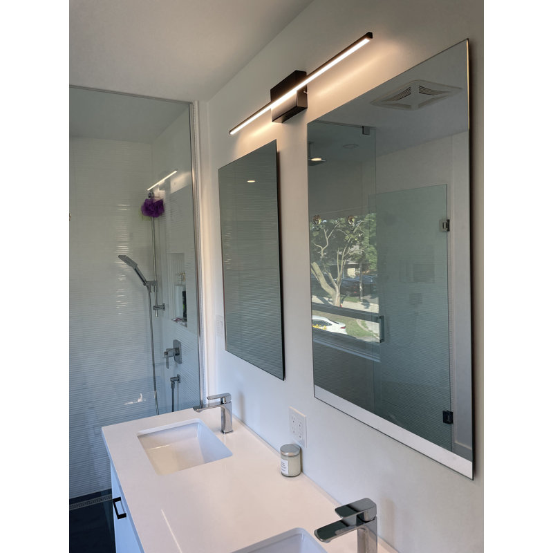 Bryanne LED Flush Mounted Sconce, Matte Black
