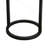 Metal Table Lamp With Glass Drum Shade