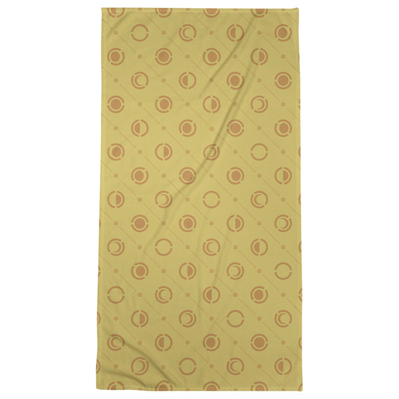 Skeffingt Bath Towel, Orange/Light Yellow