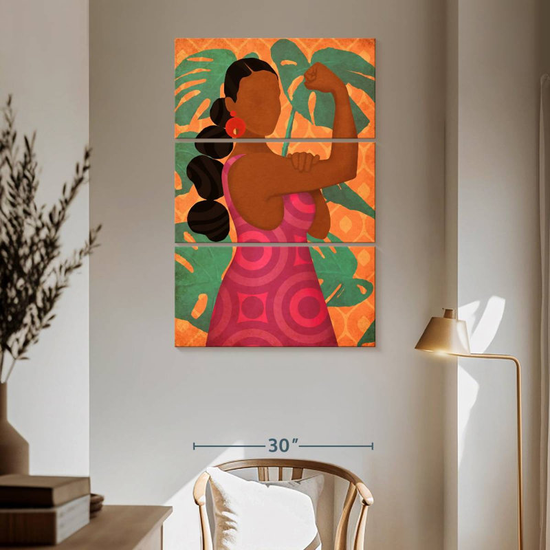 Leisha Boho Pin-Up Beauty, H 65 po x l 42 po