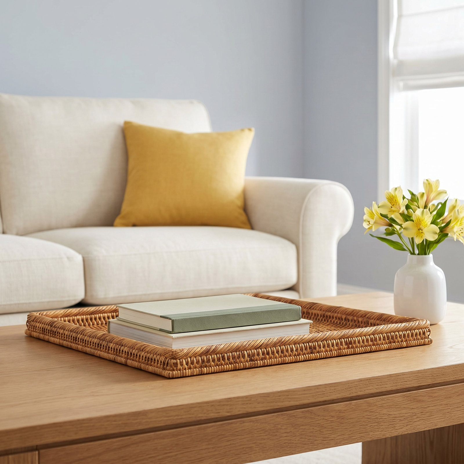 Landers Decorative Tray, Honey Brown
