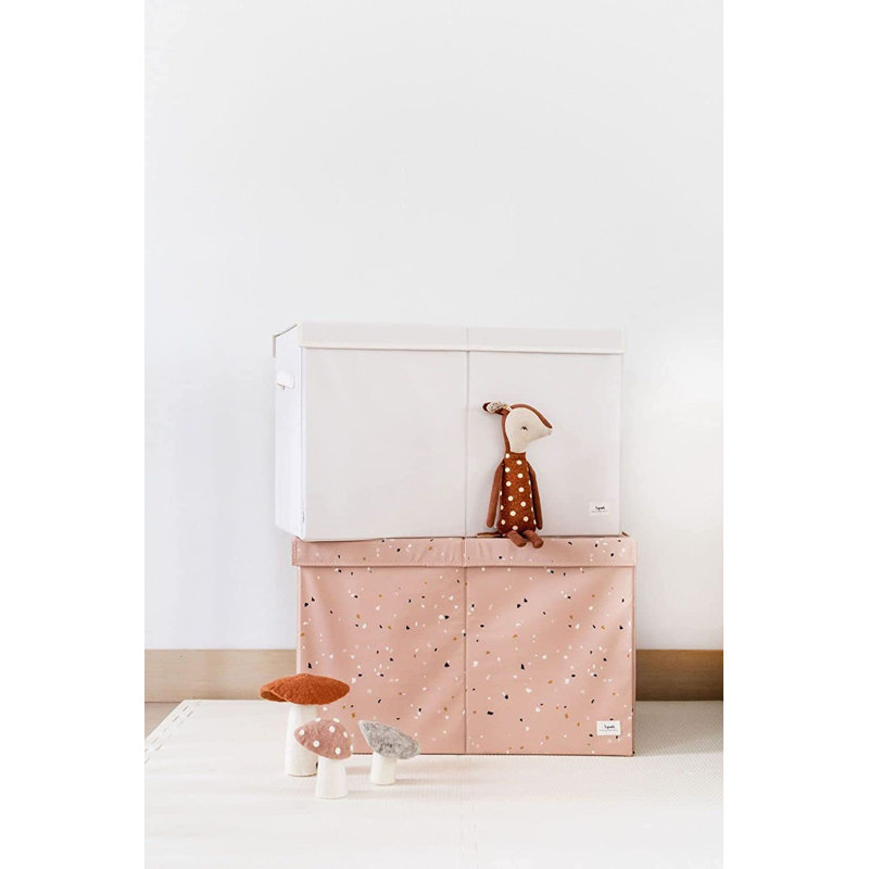 Clay Terrazzo Extra Large Recycled Fabric Toy Chest