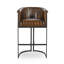 Seville Top Grain Leather Stool-1472721864