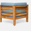 Ensemble modulaire d'extérieur en bois avec coussins Oana-762741331
