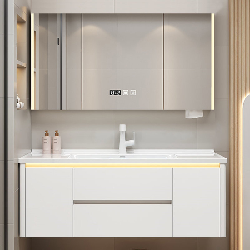 Nordic style simple bathroom cabinet