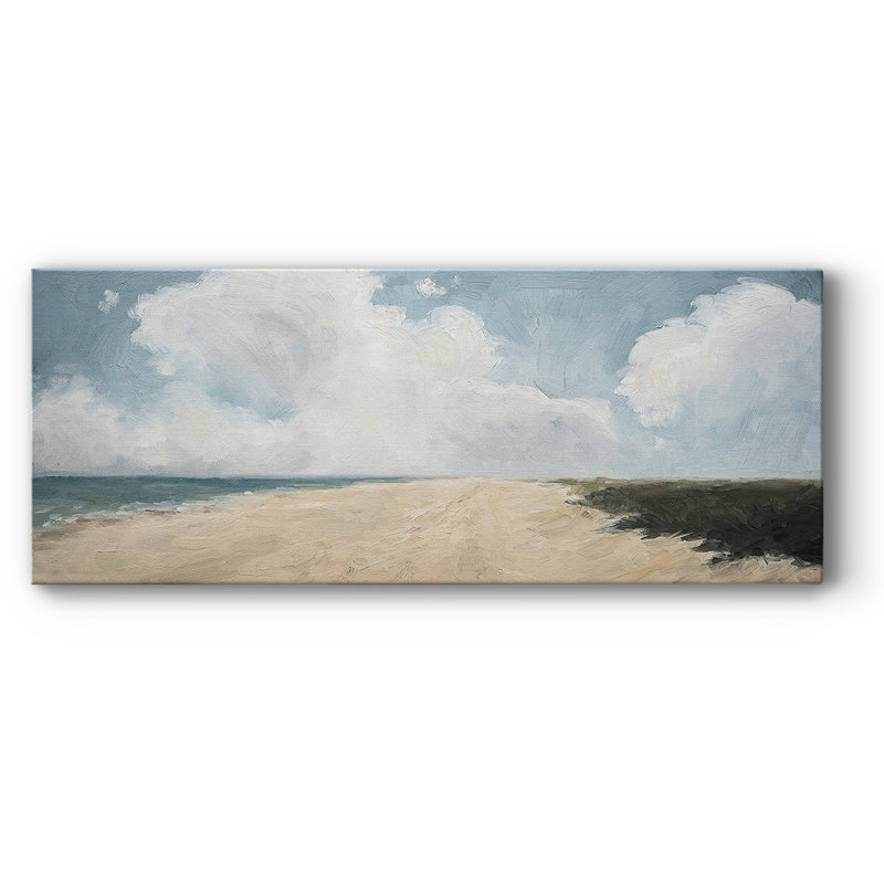 «Beach Stroll On», reproduction sur toile, H 24 po x l 60 po x P 1,5 po
