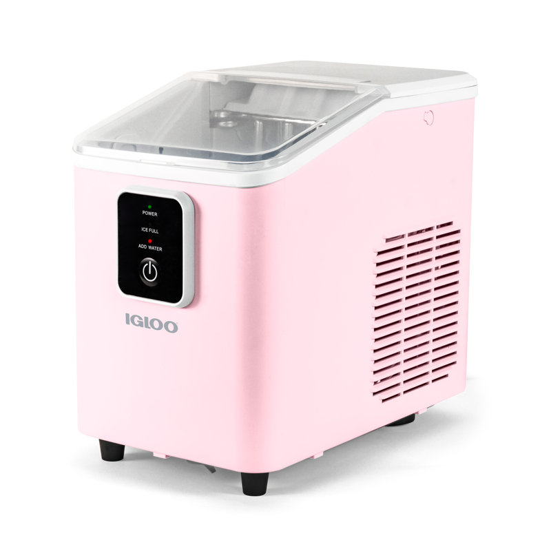 Igloo 26lb Self Cleaning Ice Maker Aqua, Pink