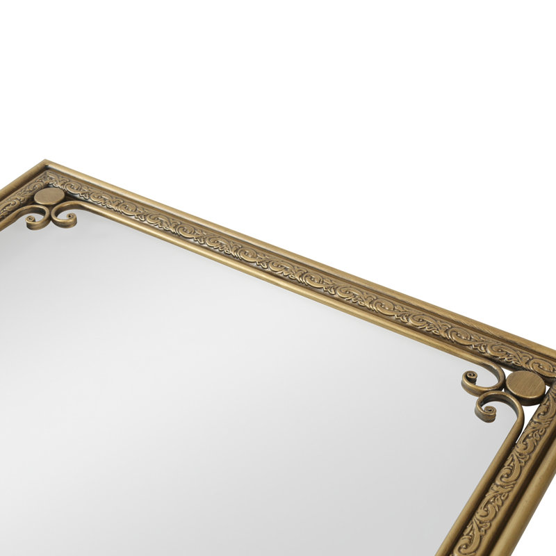 Miroir de salle de bain doré pour mur 24 "x 36" Miroir