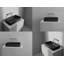 Vast Studio Textured Concrete Rectangular Countertop Bathroom Sink-369300061