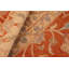 Tapis rouge / brun clair en laine noué à la main 8 pi x 9 pi 1 po de style oriental Dorn
