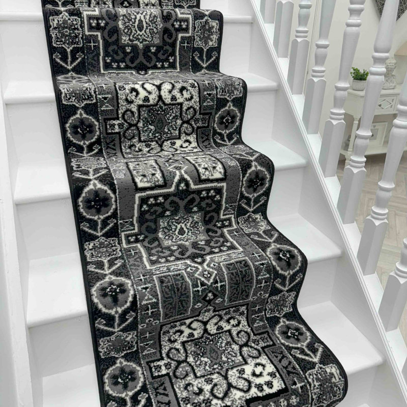 Stair Runner Abstract Area Rug, Stair Runner 60 x 690 cm