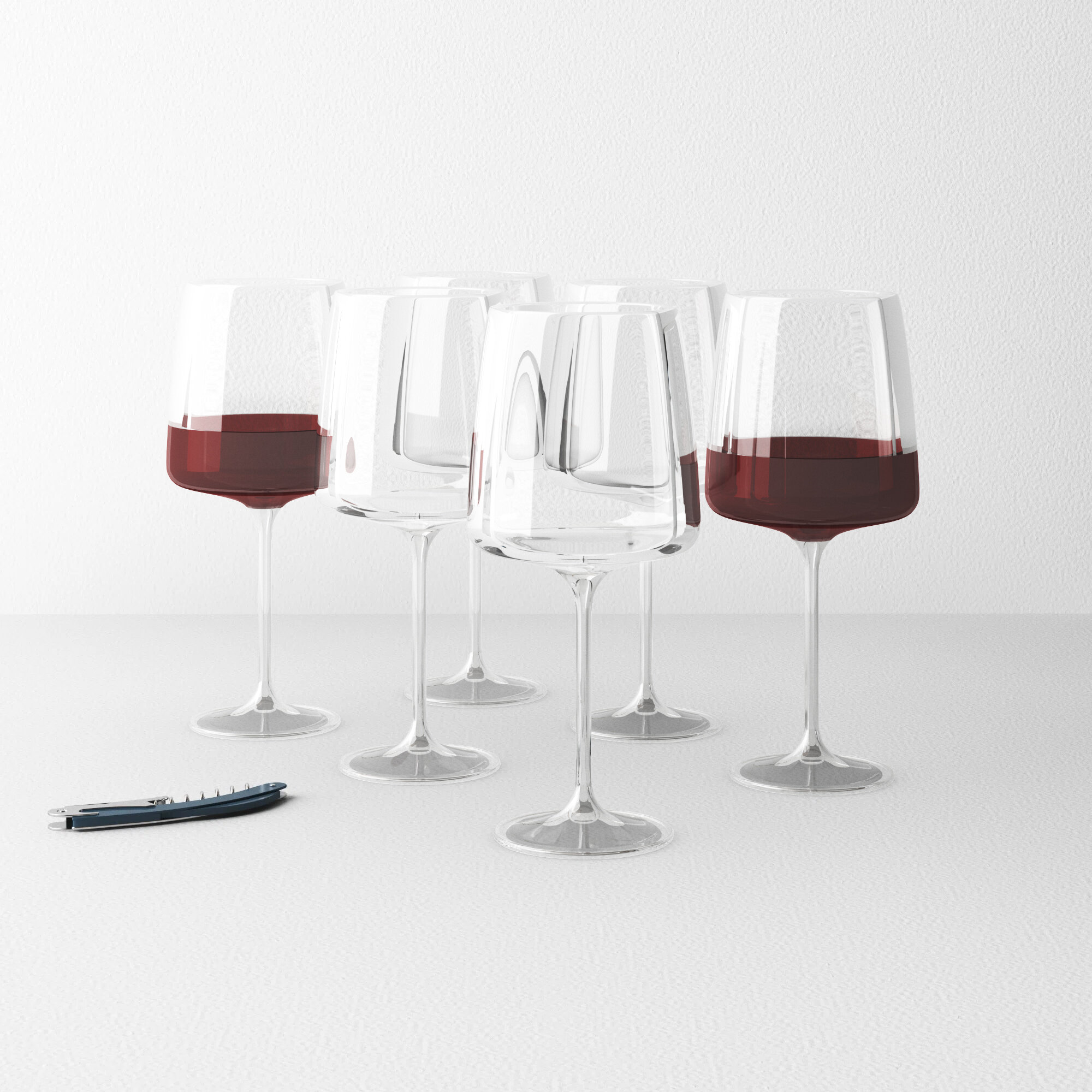 Zwiesel Glas Sensa Mixed Red & White Wine Glasses, Set of 8