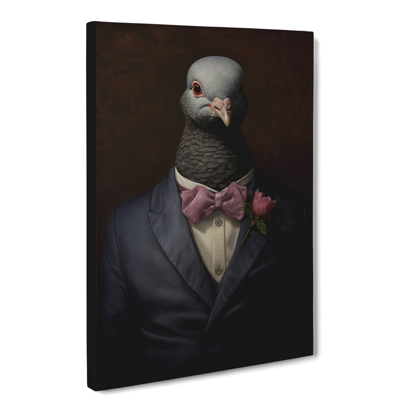 Pigeon Conceptual - Single Picture Frame Print, 60cm H x 40cm W x 3cm D