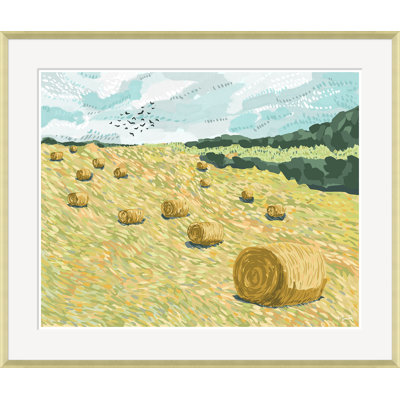 Afternoon Field Painting by Yuki Osada