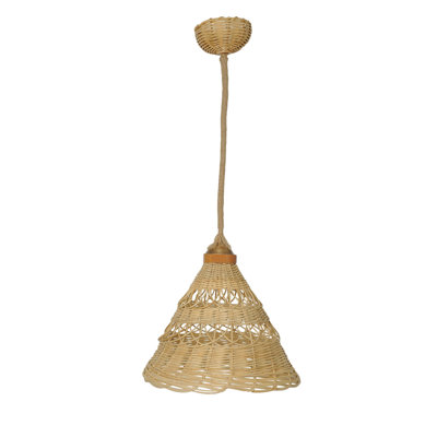 1 - Light Natural Bell Pendant