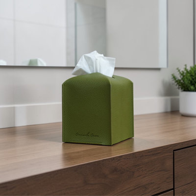 Modern PU Leather Tissue Box Cover