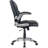 Soho Flip Armrest Mid-back Leather Chair