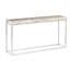 Onyx Console Table, Stainless Steel