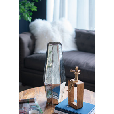 Vase de table en verre