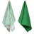 Solid And Striped Merry Christmas Kitchen Tea Towels - 26" - Set Of 2